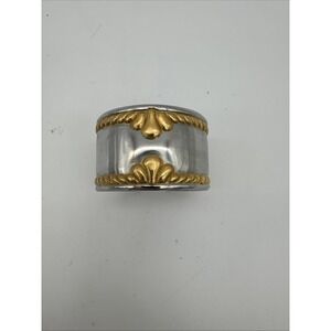 Gorham Silver Golden Ribbon Edge  Napkin Ring